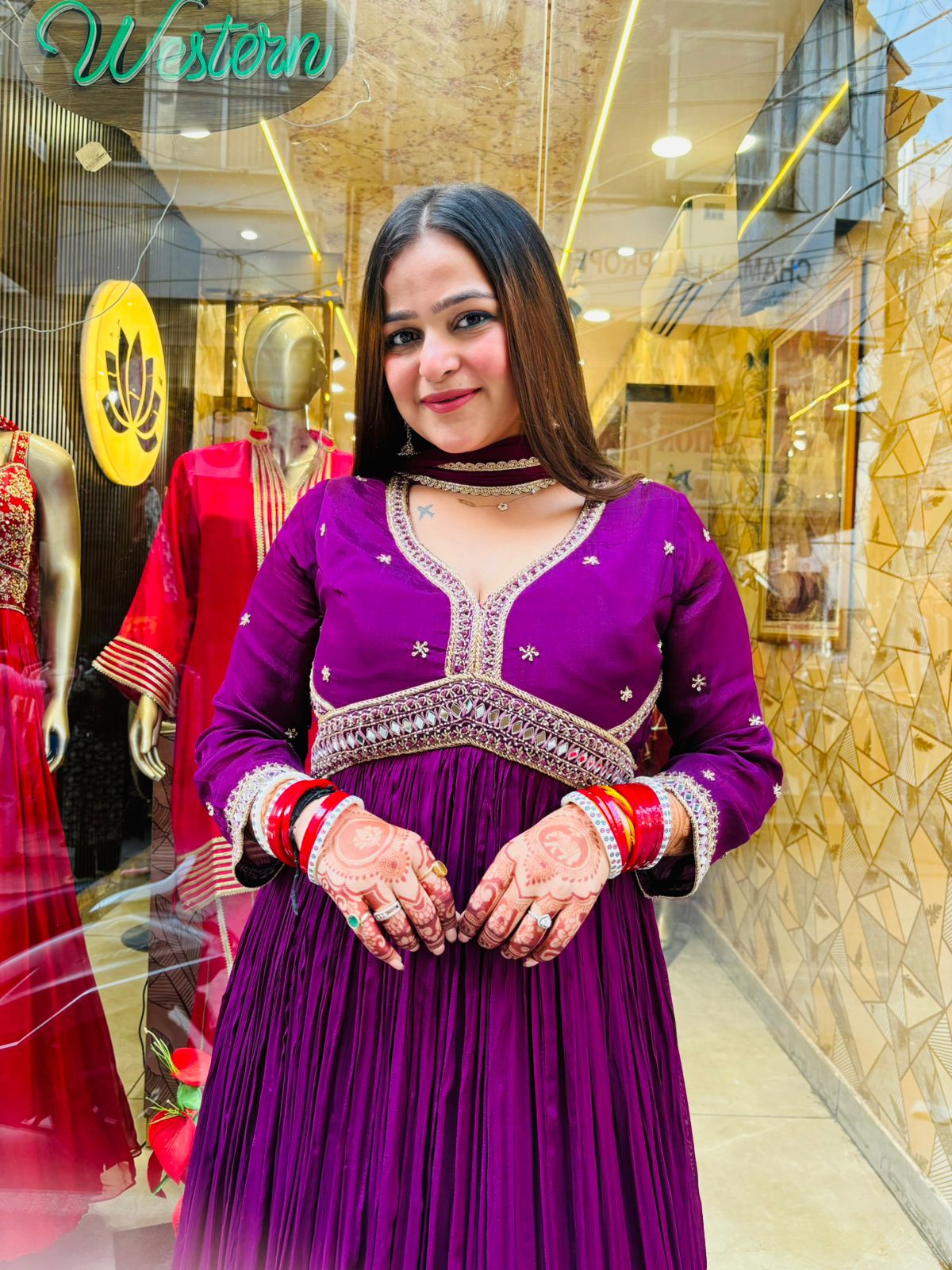 Wine Bella Anarkali