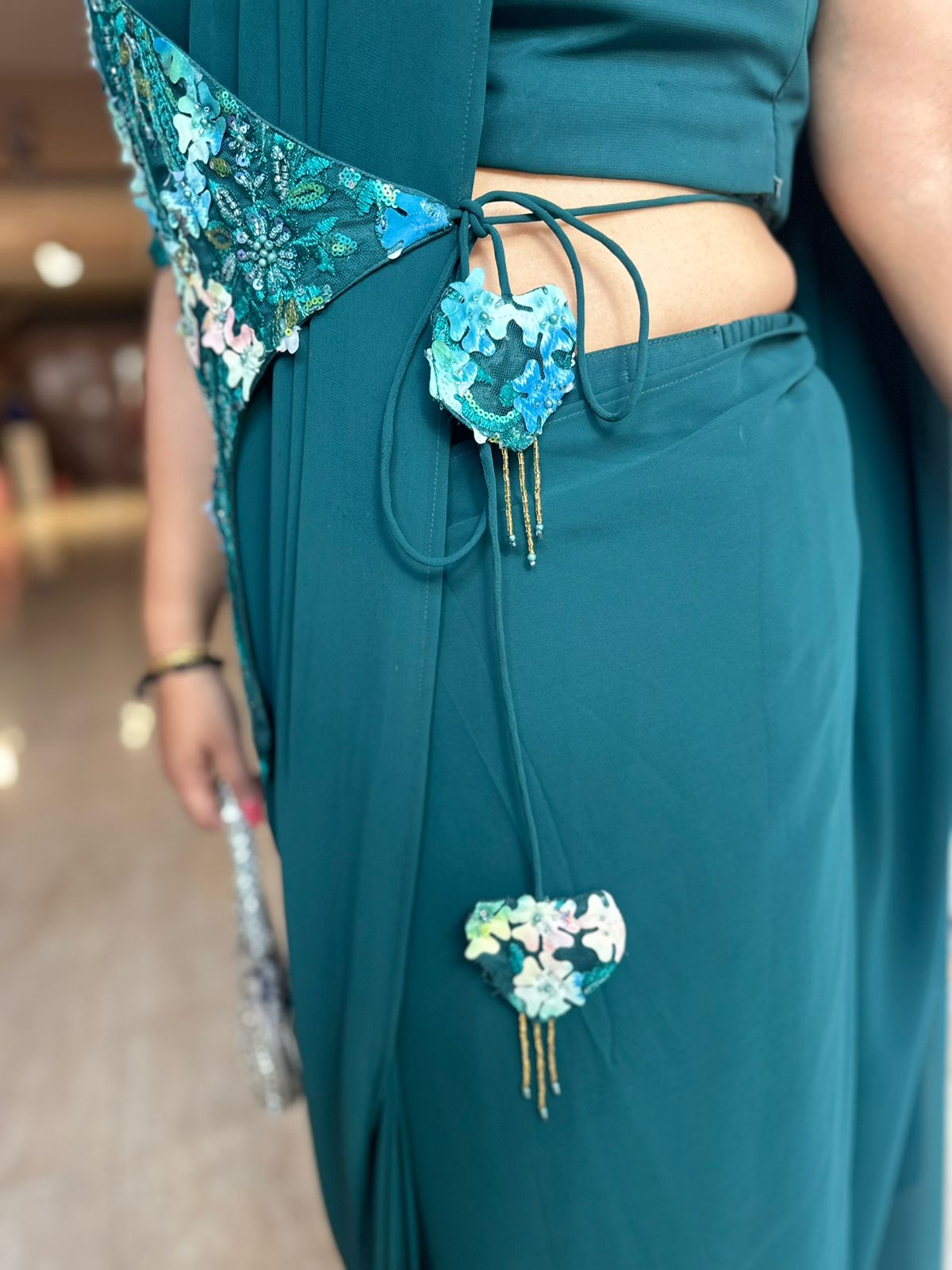 FLORA~One Minute Drape Saree