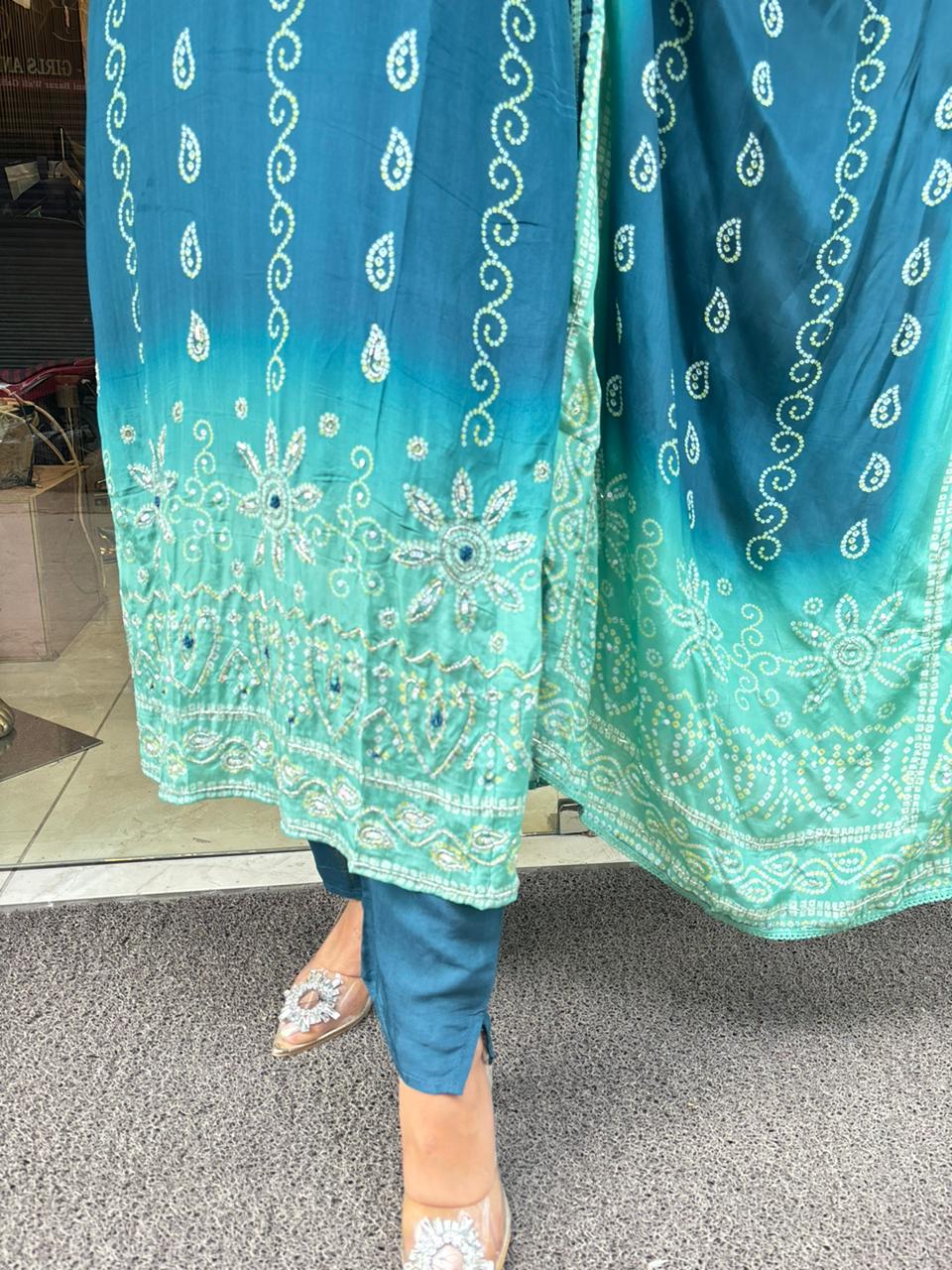 AQUA Designer Crepe Suit