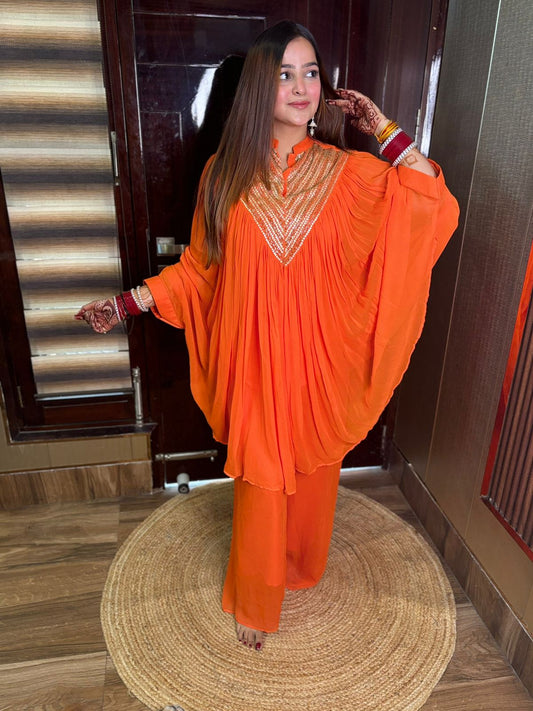 Orange Frill Coordset