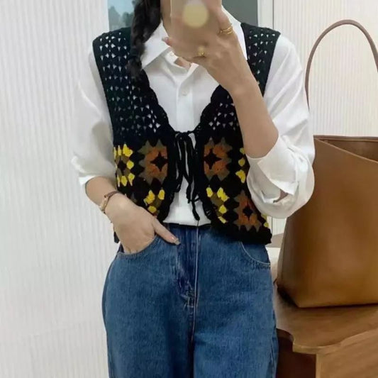 Crochet Cardigan Top