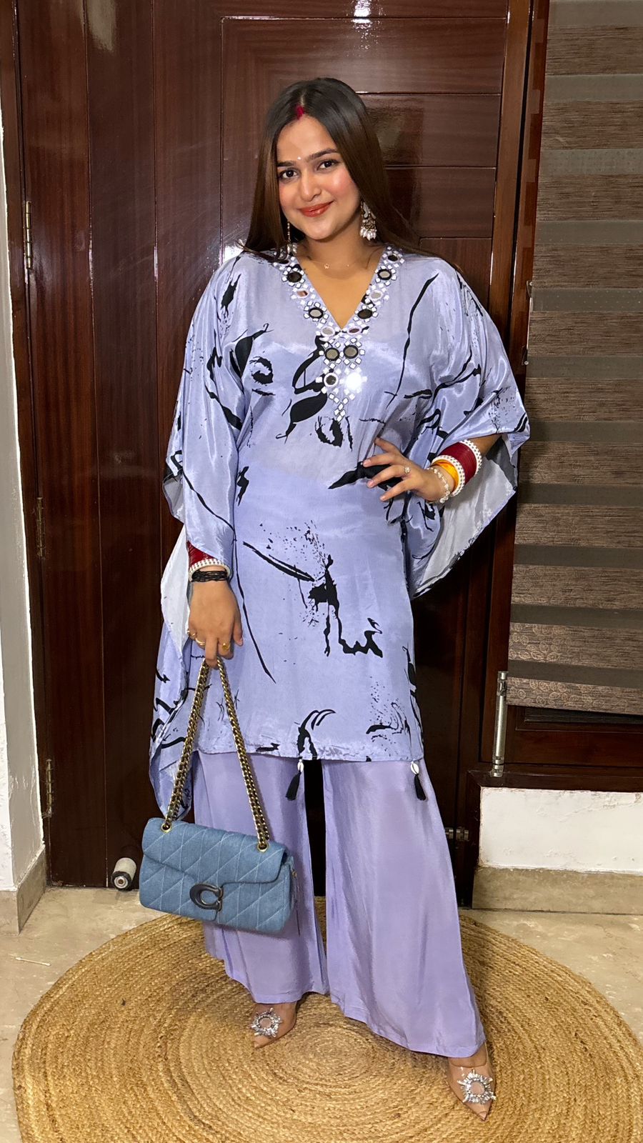 Lilac Kaftan Set