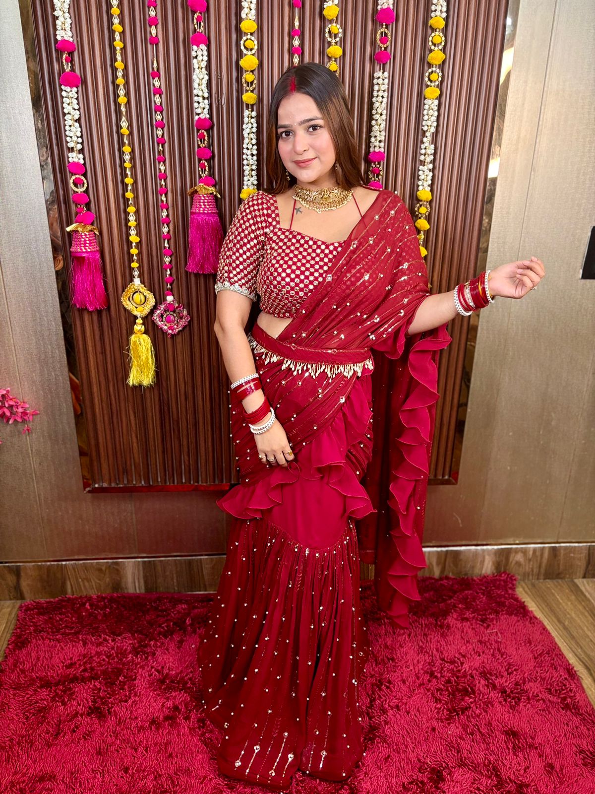 Chadni Fishcut Drape saree