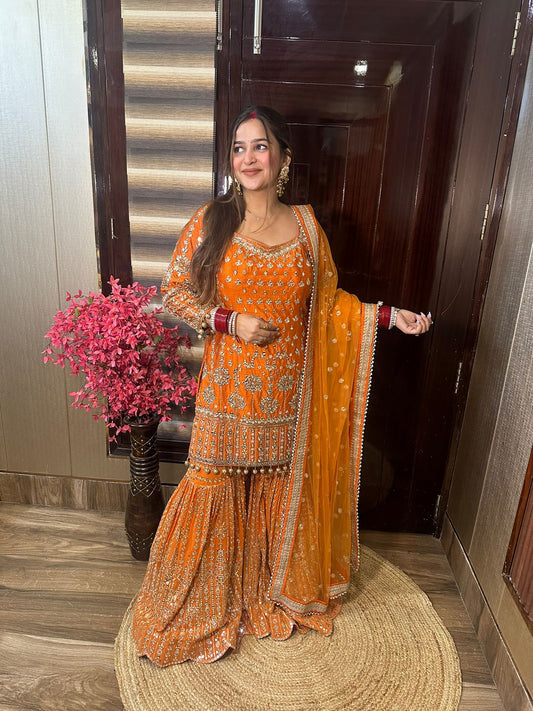 Luxe Sitara Sharara Suit