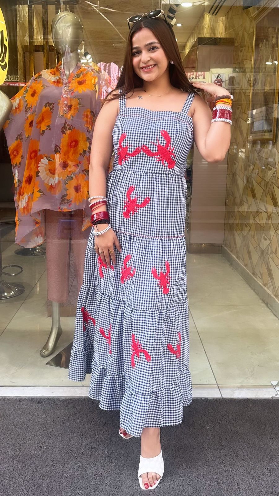 Loby Love Check Dress
