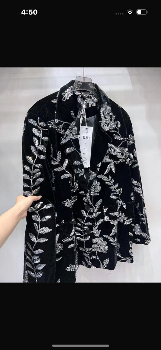 Sequence Flower Blazer