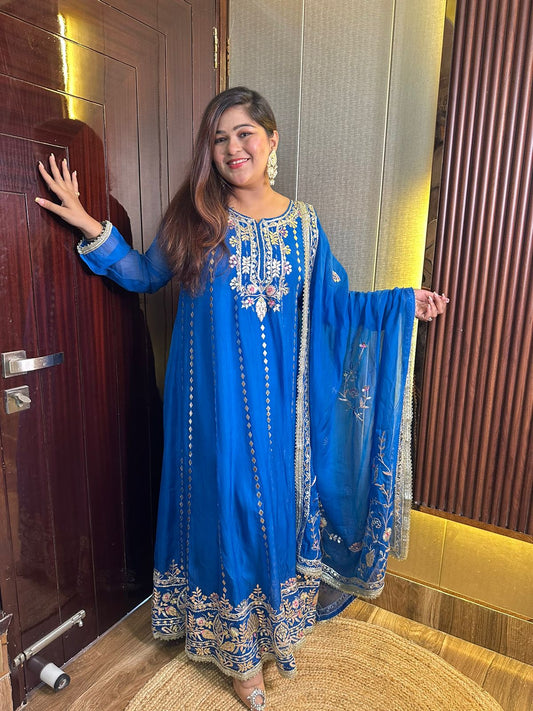 Neelkan Anarkali Suit