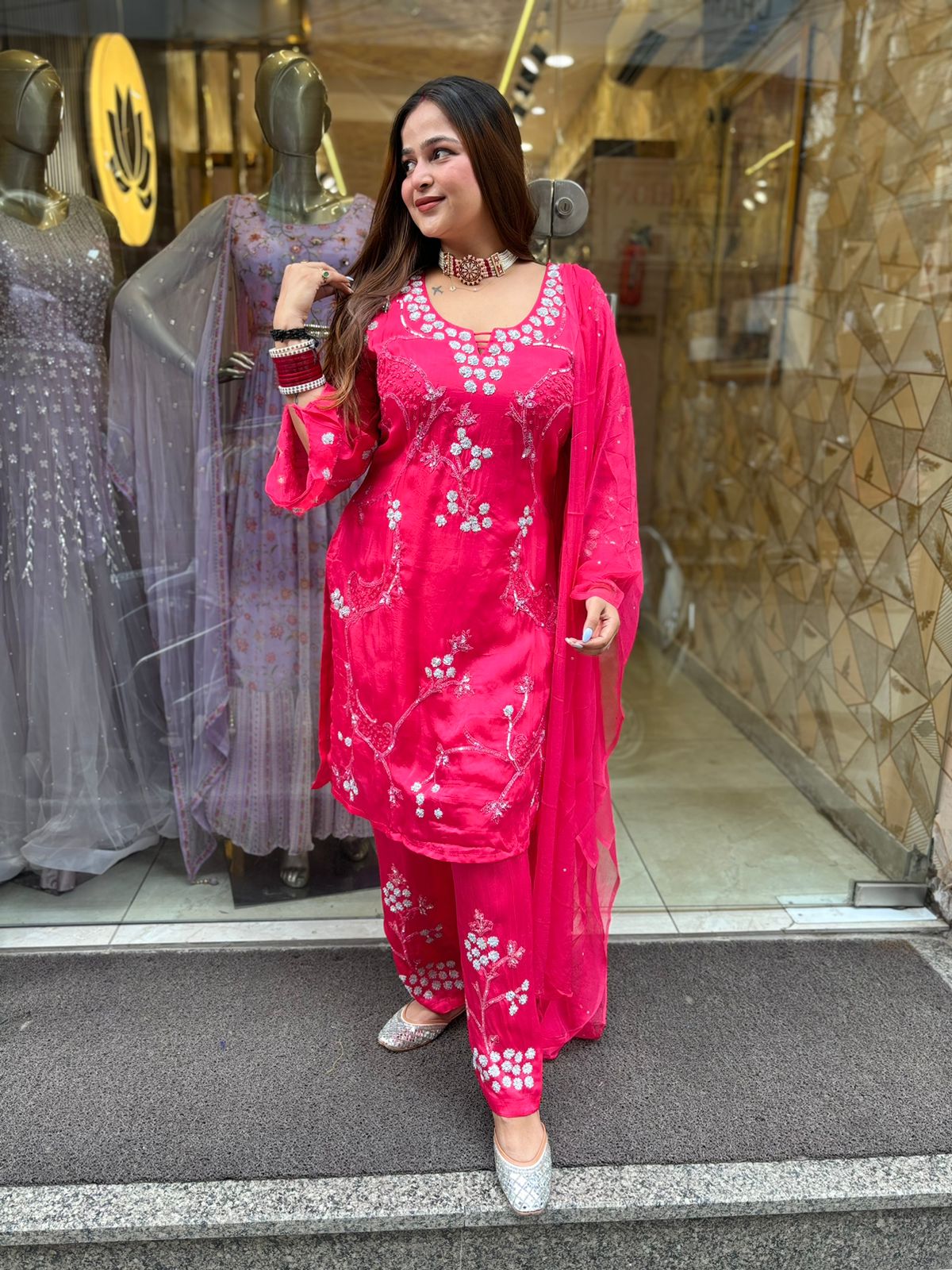 Pink Hulara Suit