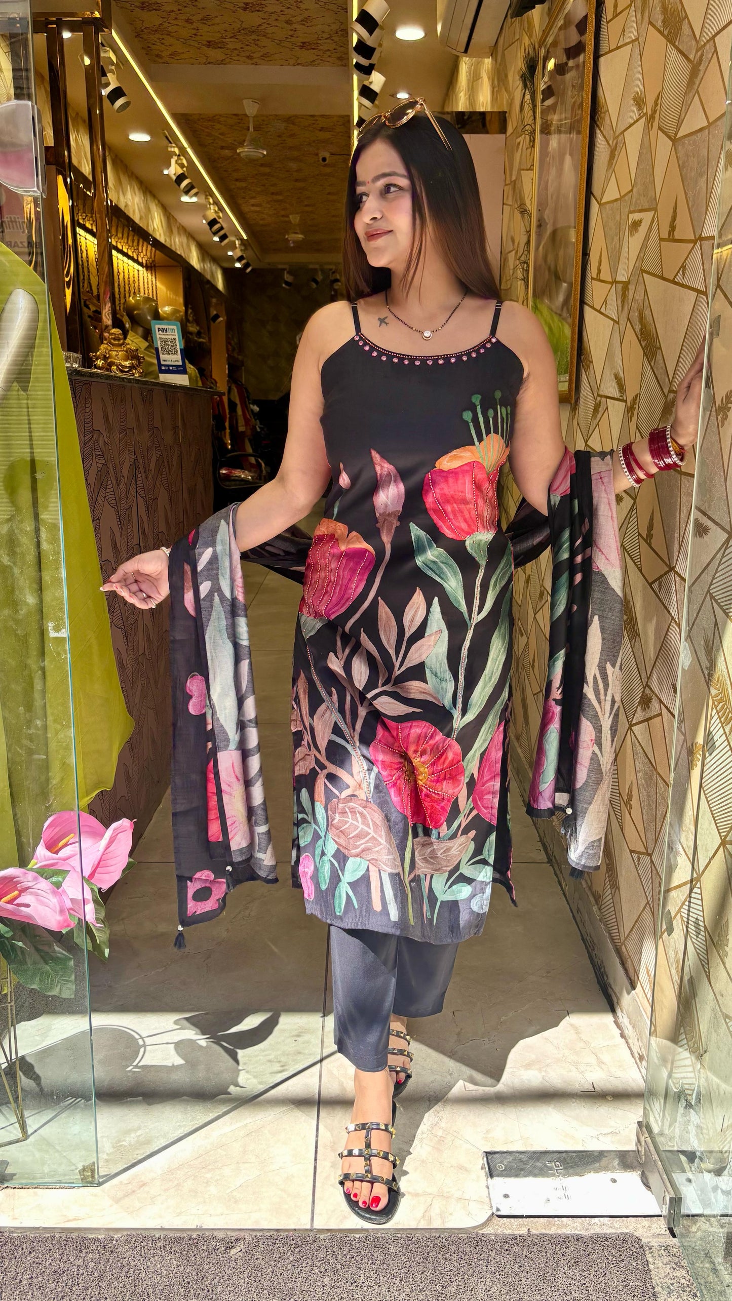 "SARA" STRAP SUIT