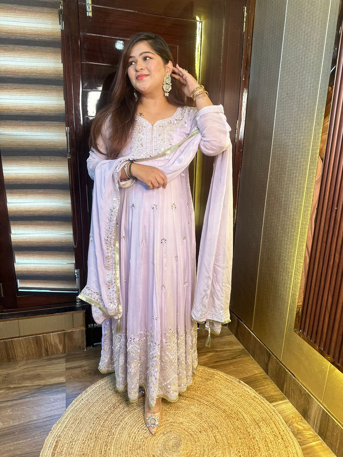 Lilac Luxe Anarkali Suit
