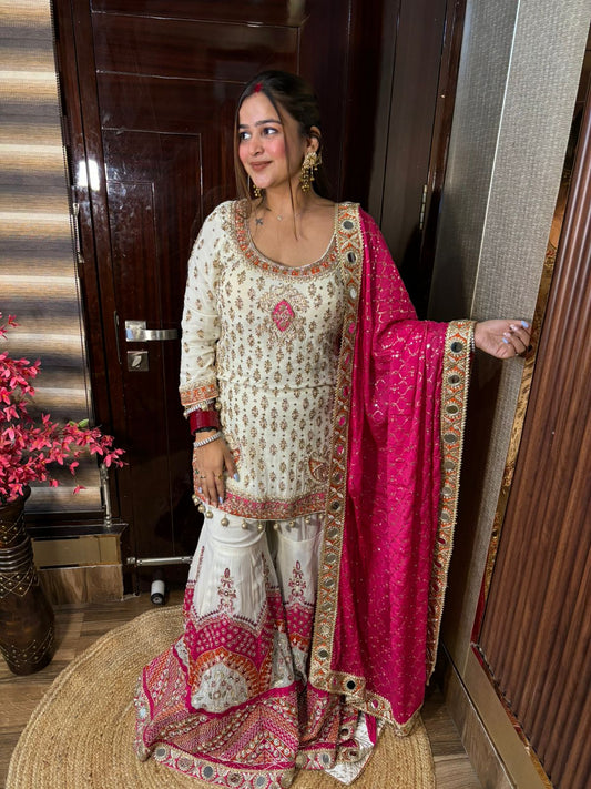 Luxe Mayur Sharara Suit