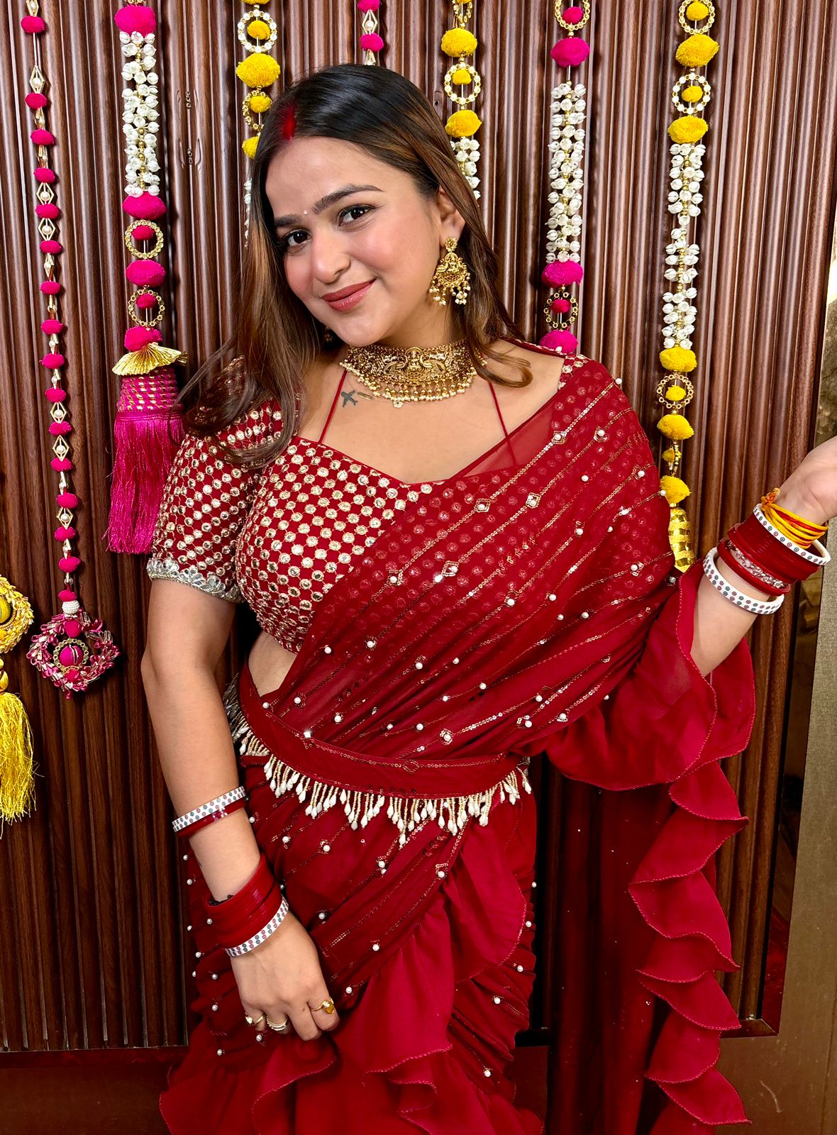 Chadni Fishcut Drape saree