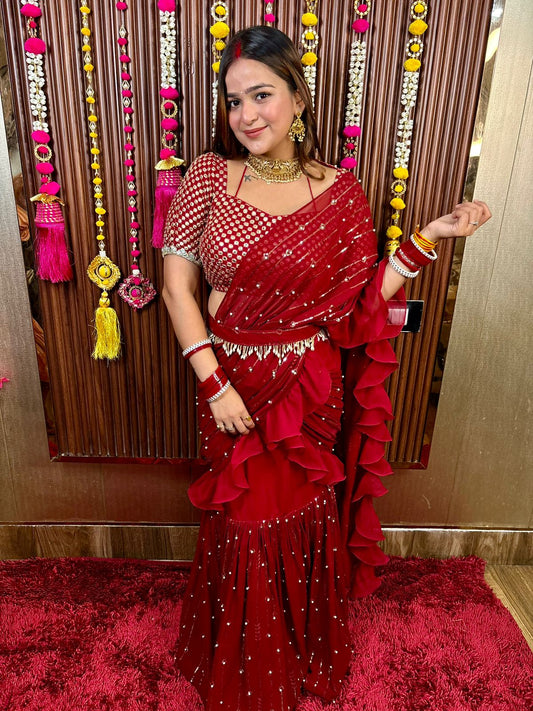 Chadni Fishcut Drape saree
