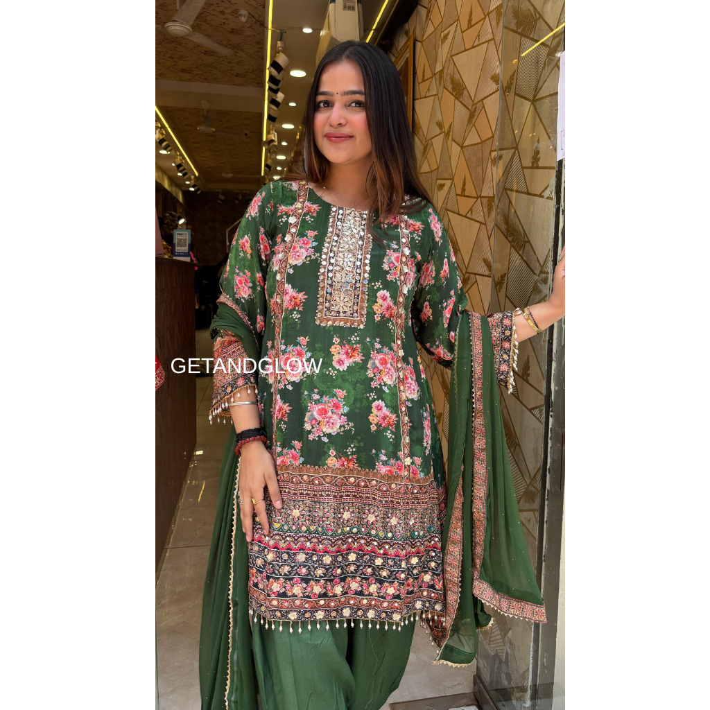 "AISHA" GREEN SUIT