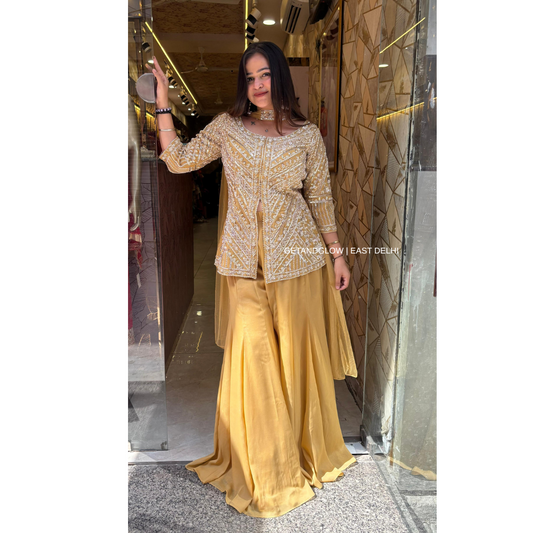 SHREYA DESIGNER SUIT - GOLD