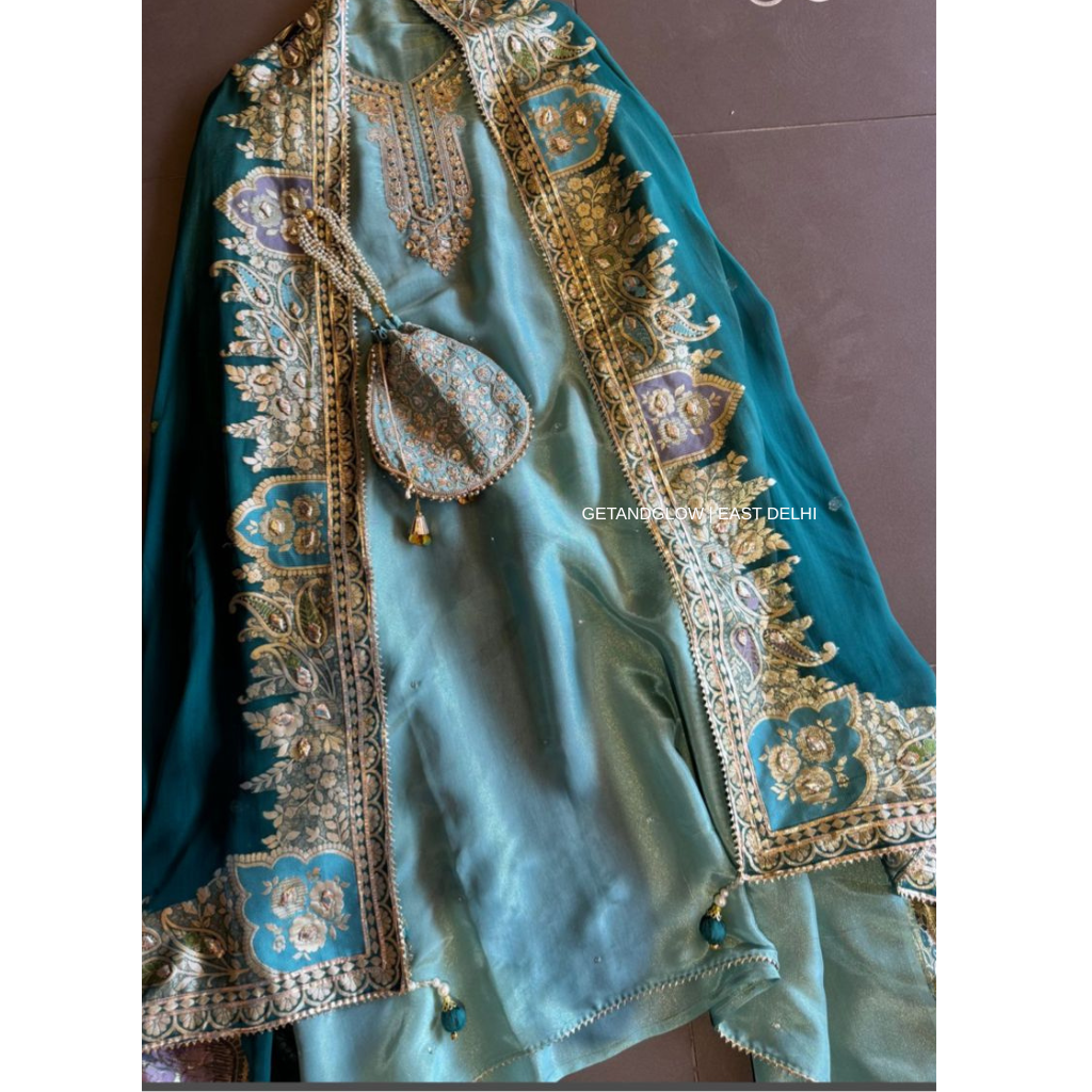 ZOYA - UNSTICHED LUXE SUIT FABRIC WITH POTLI