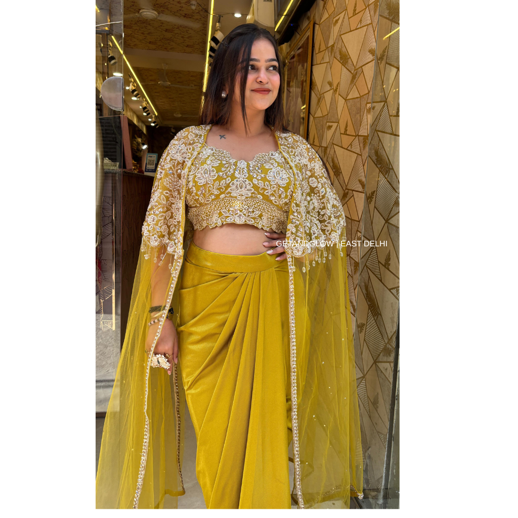 "AAYANA"- 3 PIECE DESIGNER INDOWESTERN