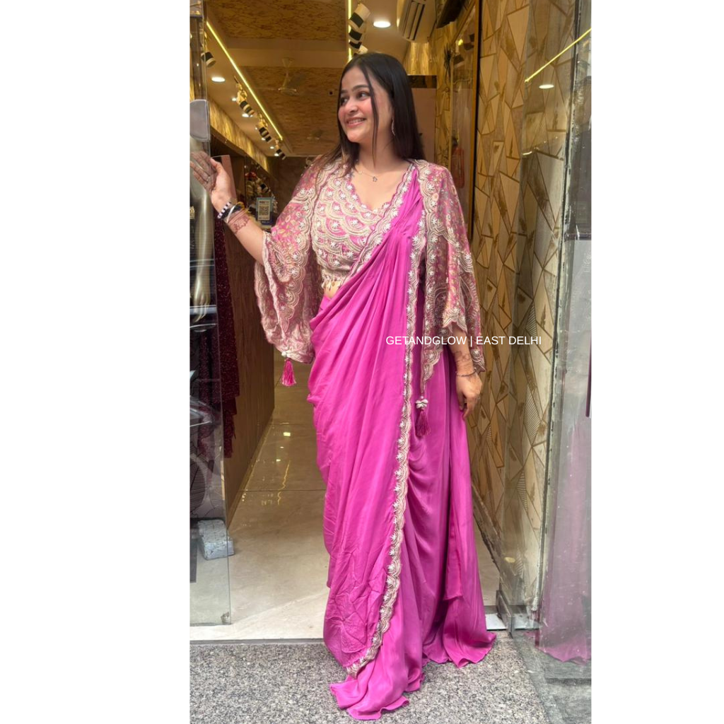 "AKRUTI" MODERN DRAPE - 3 PC SET