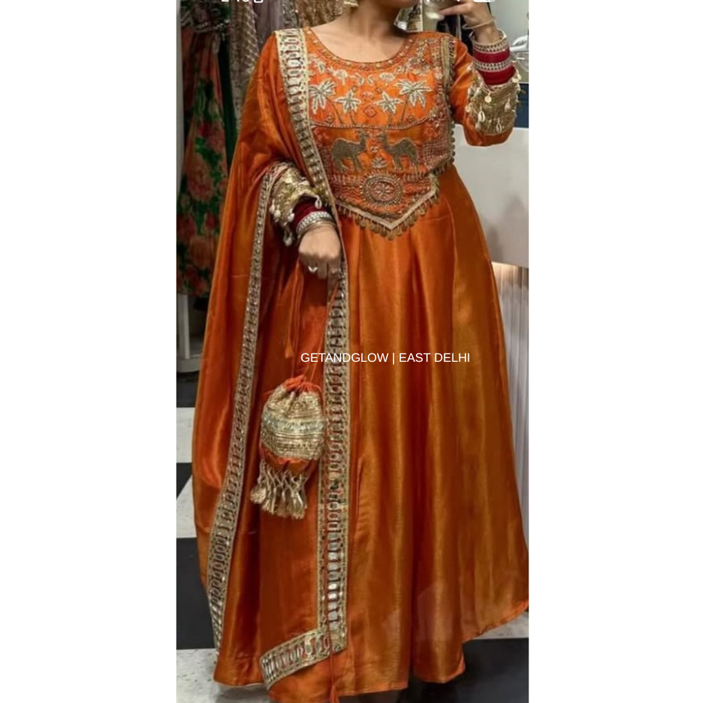 "TWINKLE" DESIGNER ANARKALI - 4 PIECE SET