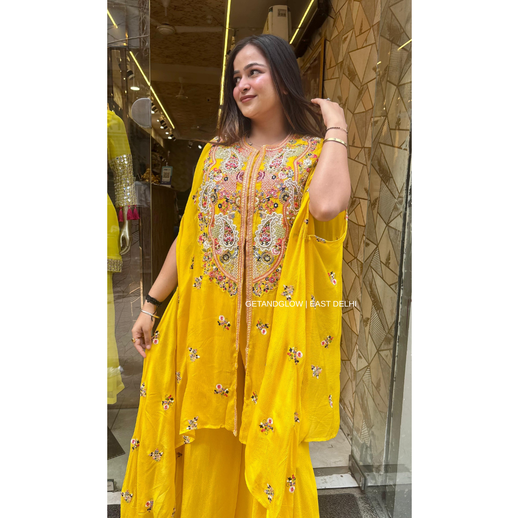 "DIVYA" 3 PC INDOWESTERN SET