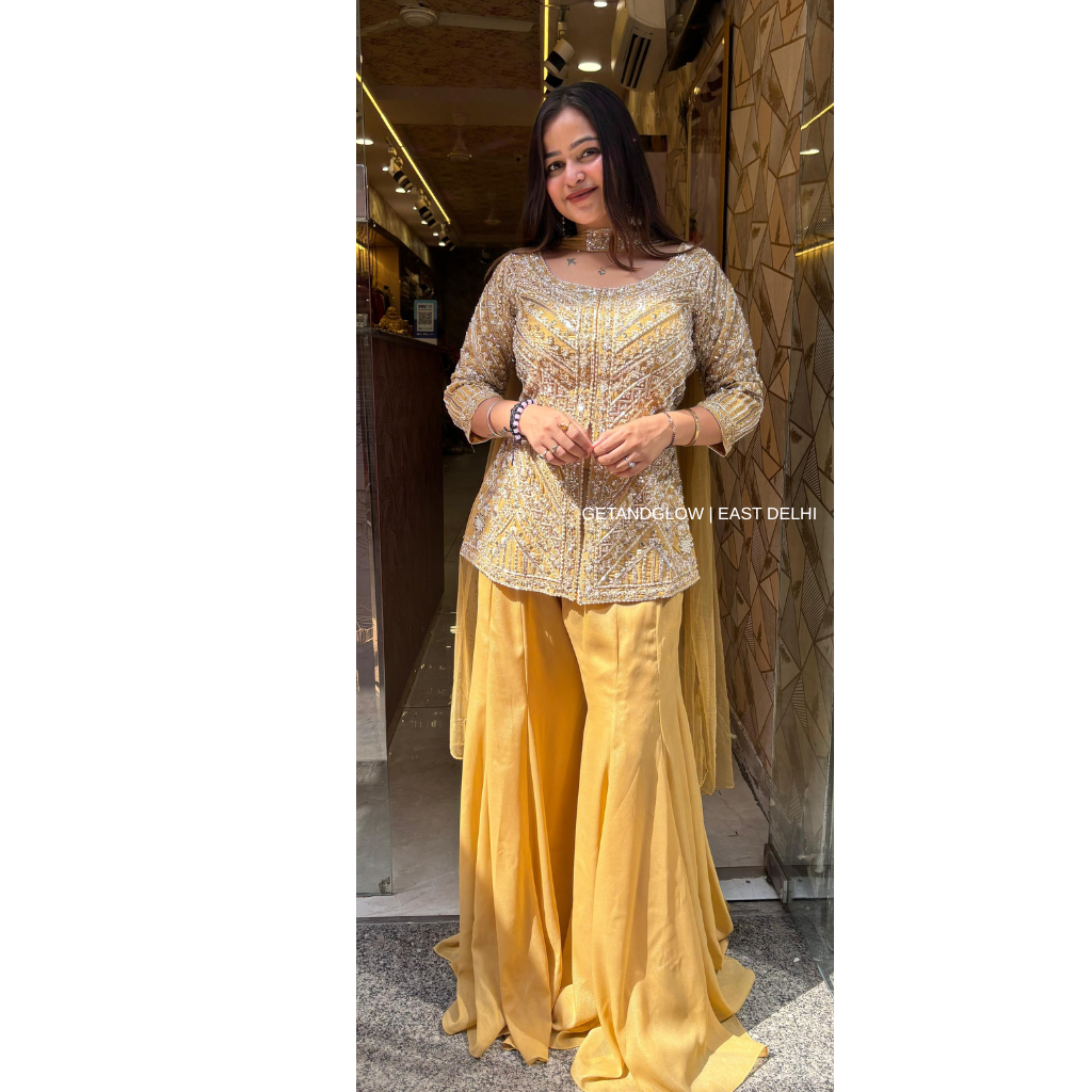 SHREYA DESIGNER SUIT - GOLD