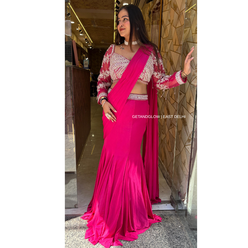 "ESHITA" FISHCUT DRAPE