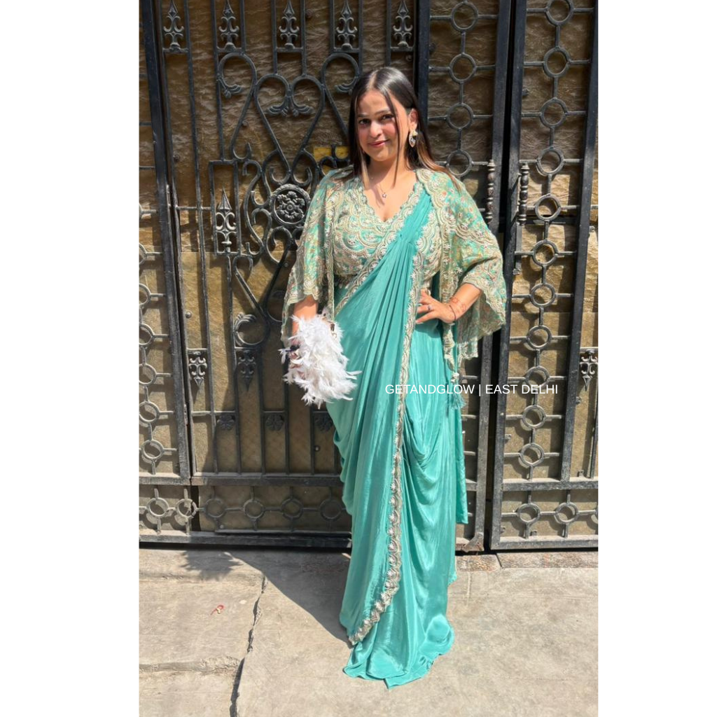 "AKRUTI" MODERN DRAPE - 3 PC SET