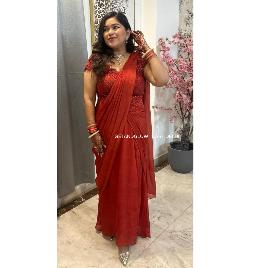 "AKSHARA" CORSET DRAPE