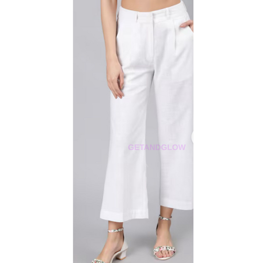 White Linen Pants