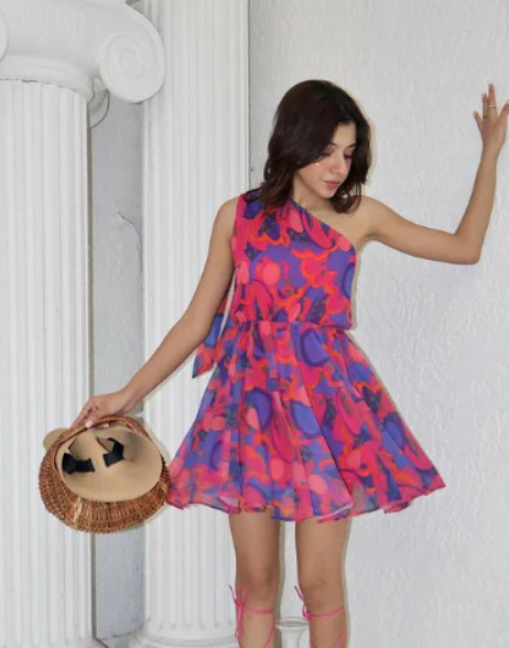 Printed Floral Dress