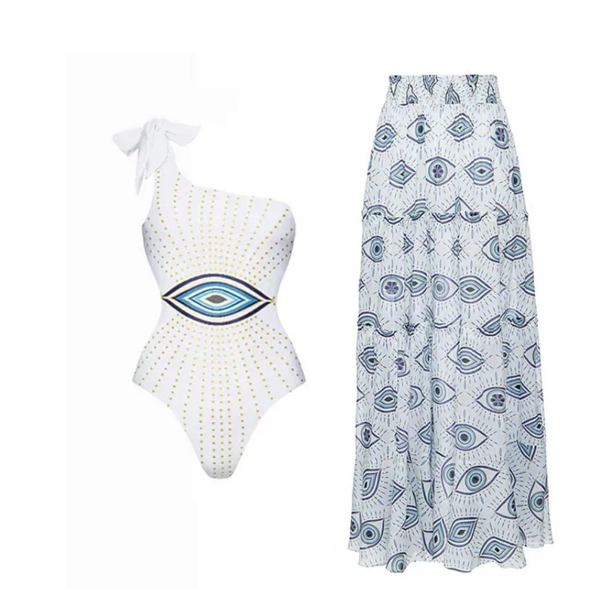 "SPELL OFF" 2 PIECE SET SWIMWEAR