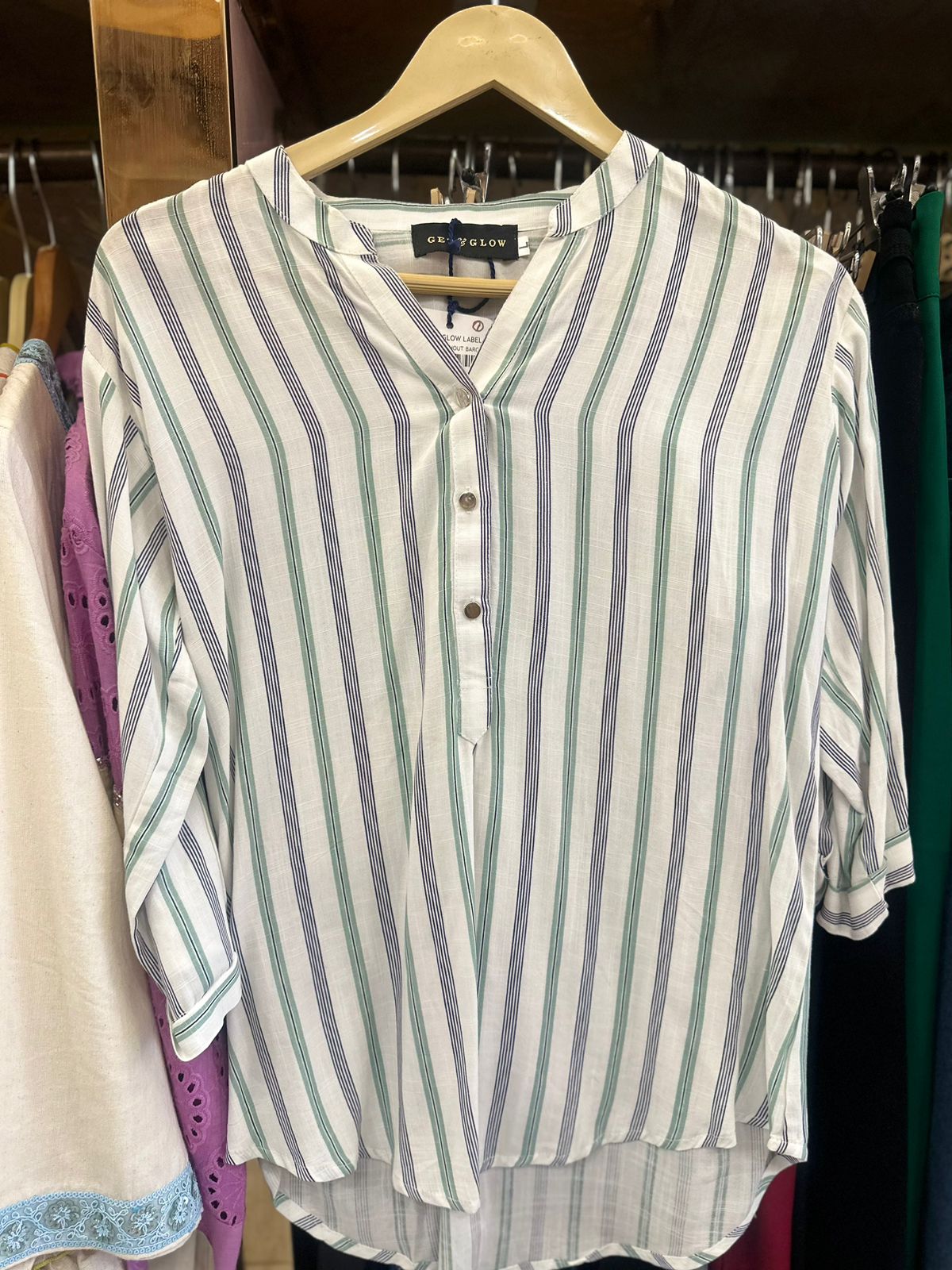 Lined Simple Top