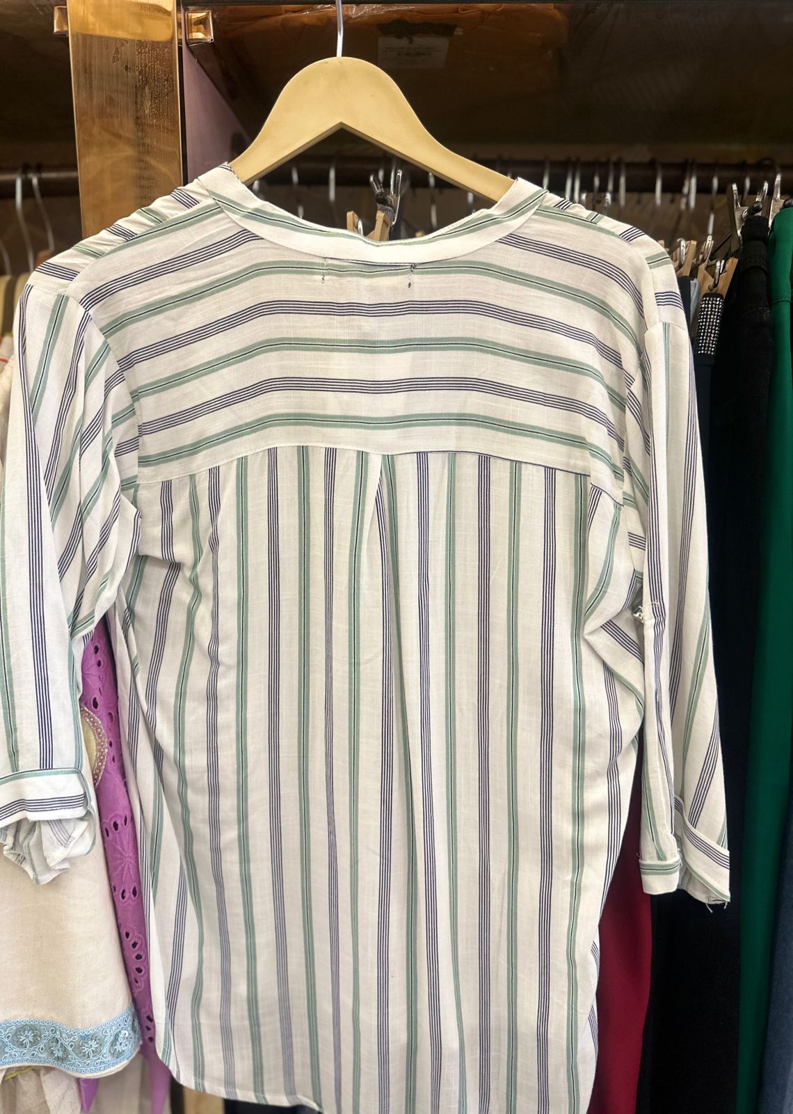 Lined Simple Top