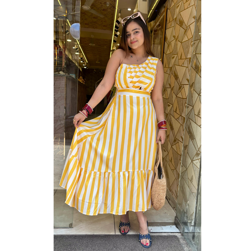 "SABA" STRIPE DRESS