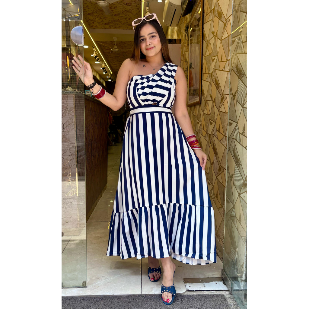 "SABA" STRIPE DRESS