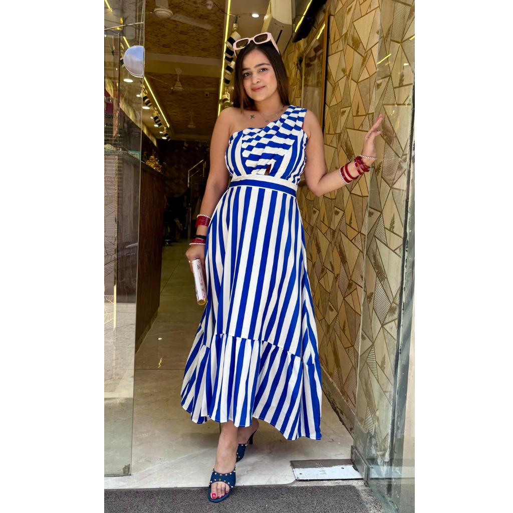 "SABA" STRIPE DRESS