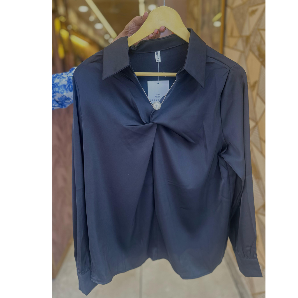 Korean Knot Tops ( with pearl chain)