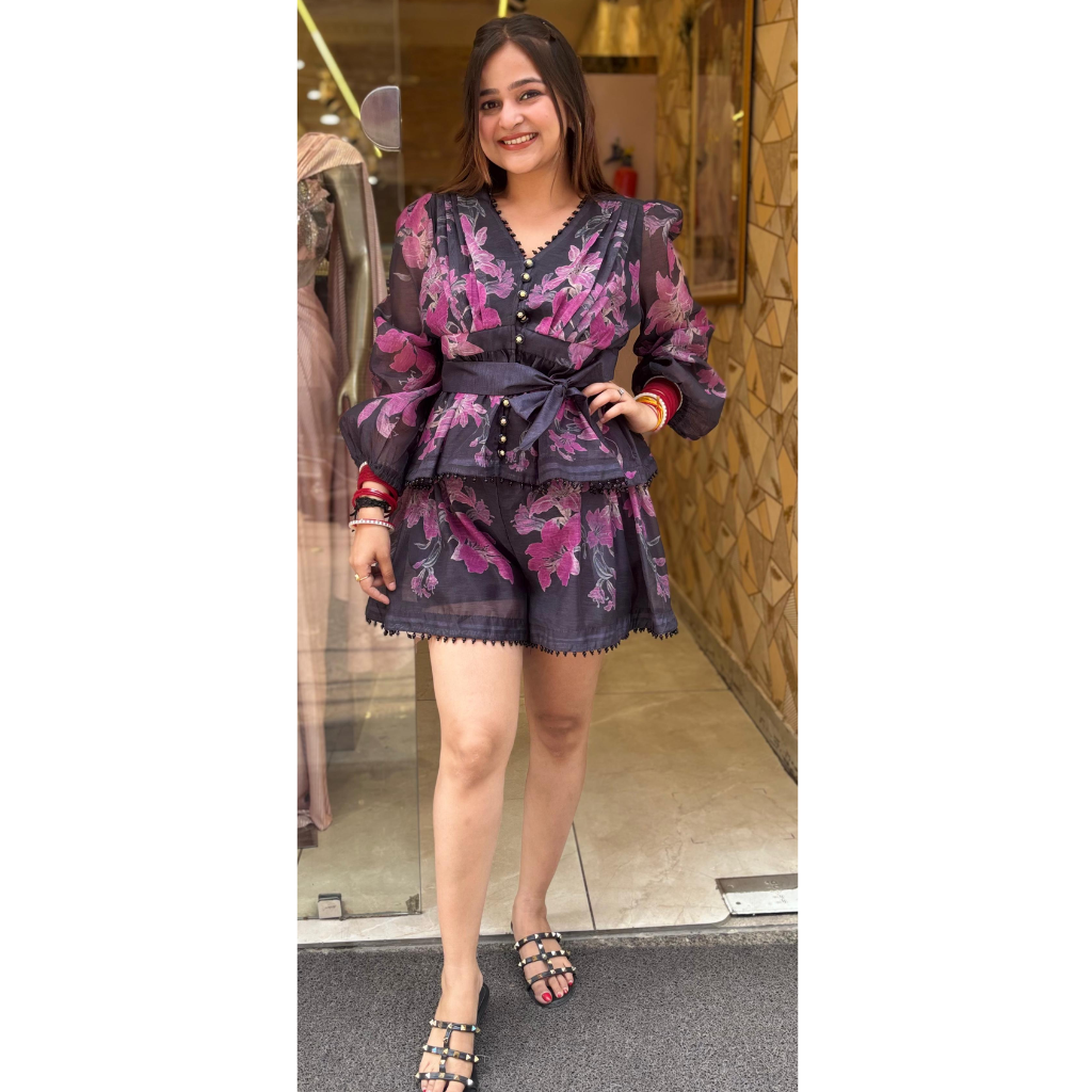 "BECA" SHORTS SET