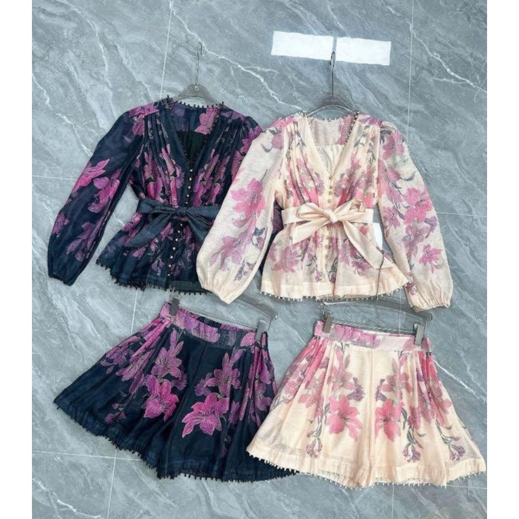 "BECA" SHORTS SET