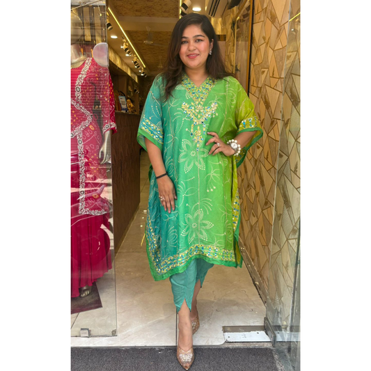 "MEERA" KAFTAN WITH TULIP PANTS