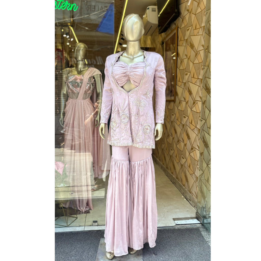 "RICHA" DESIGNER SUIT WITH BUSTIER