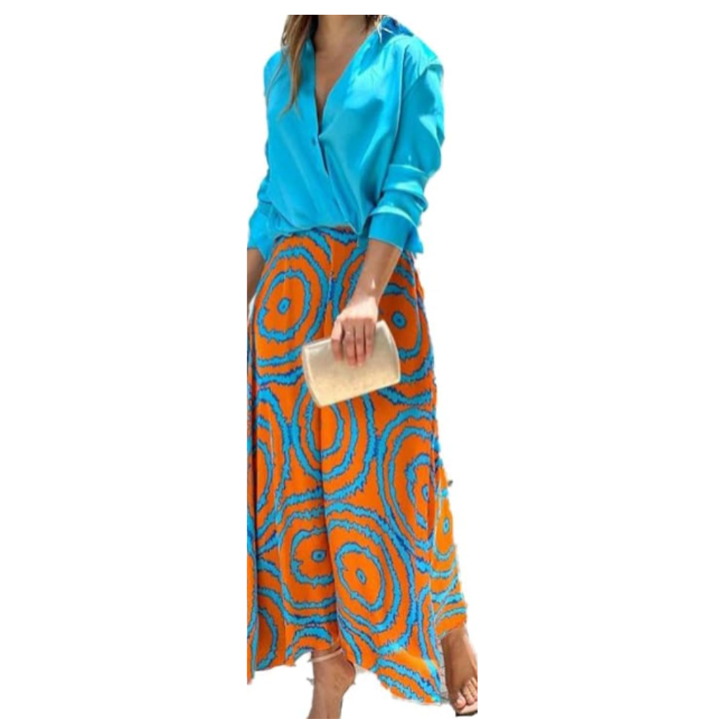 Blue Brunch Top and Skirt