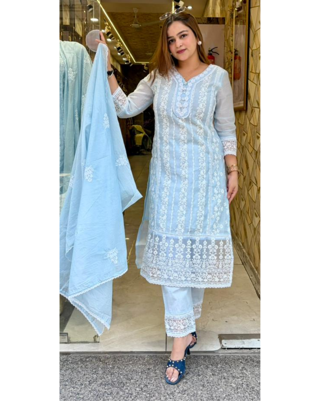 LIZA-MUL COTTON SUIT
