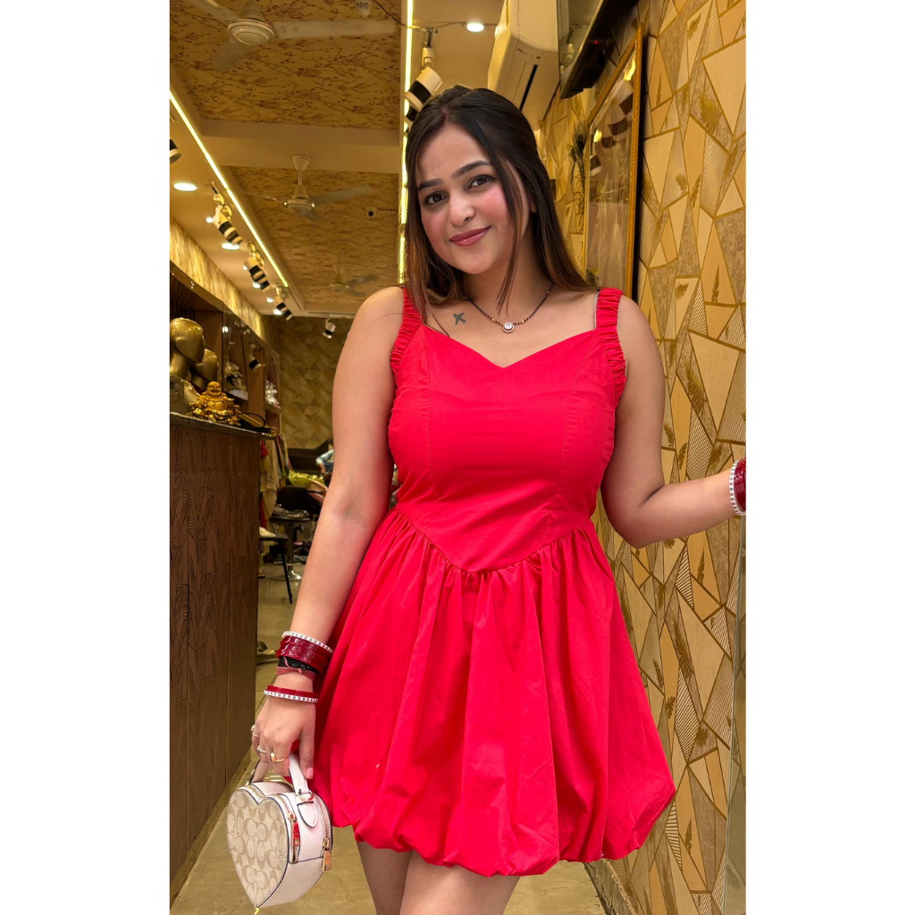 "BARBI" BALOON STYLE DRESS