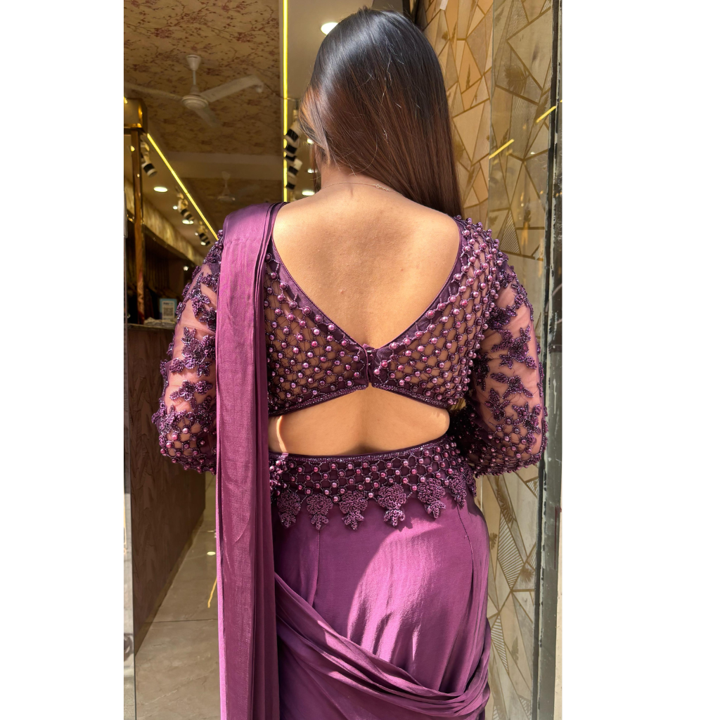 "DIA" PEARL DRAPE SAREE
