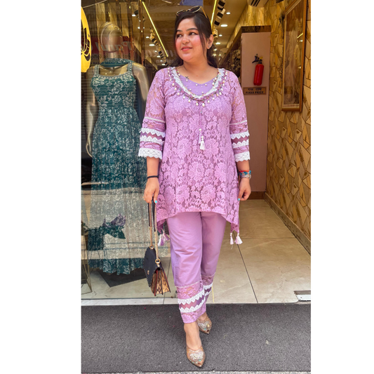 CANDY- LILAC 3 PIECE COORDSET