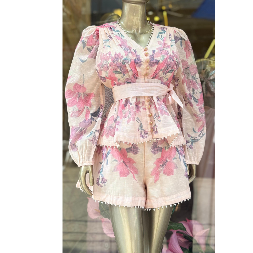 "BECA" SHORTS SET