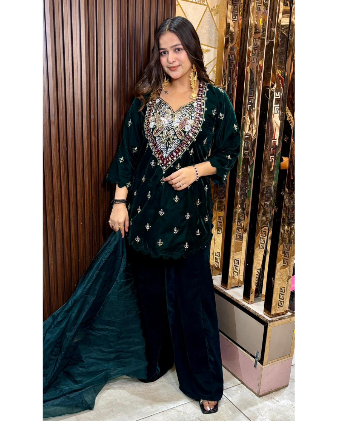 sonal velvet suit