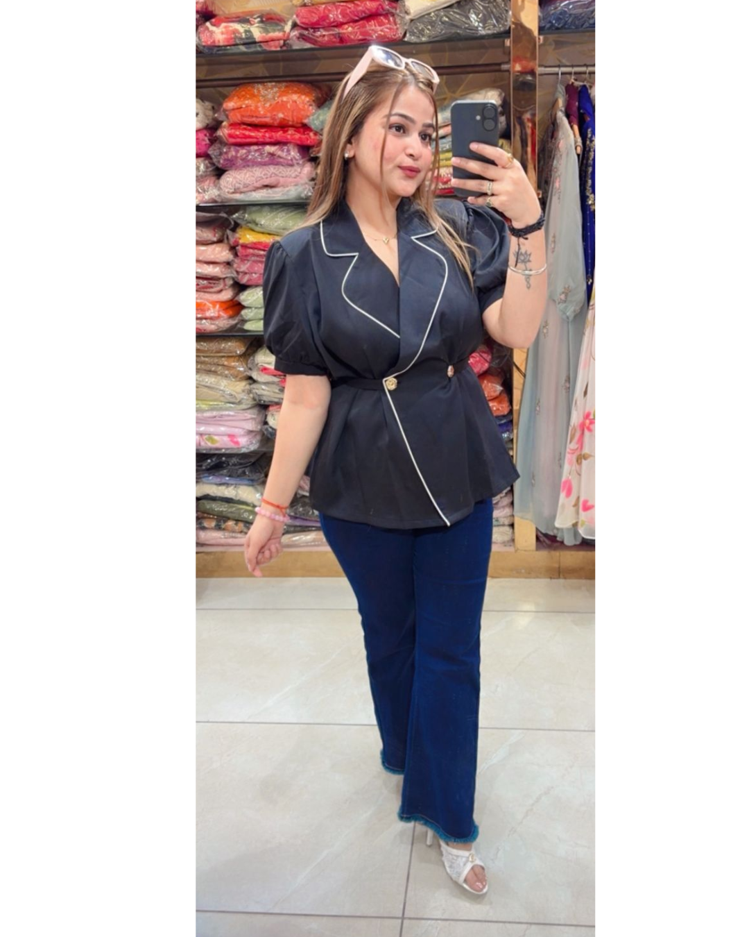 "ROCA"- BLAZER TOP