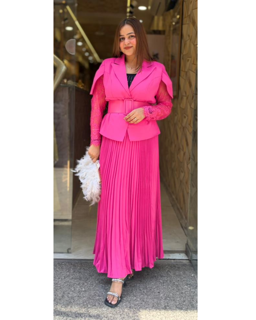 "ISHA"-PLEATED CORDS